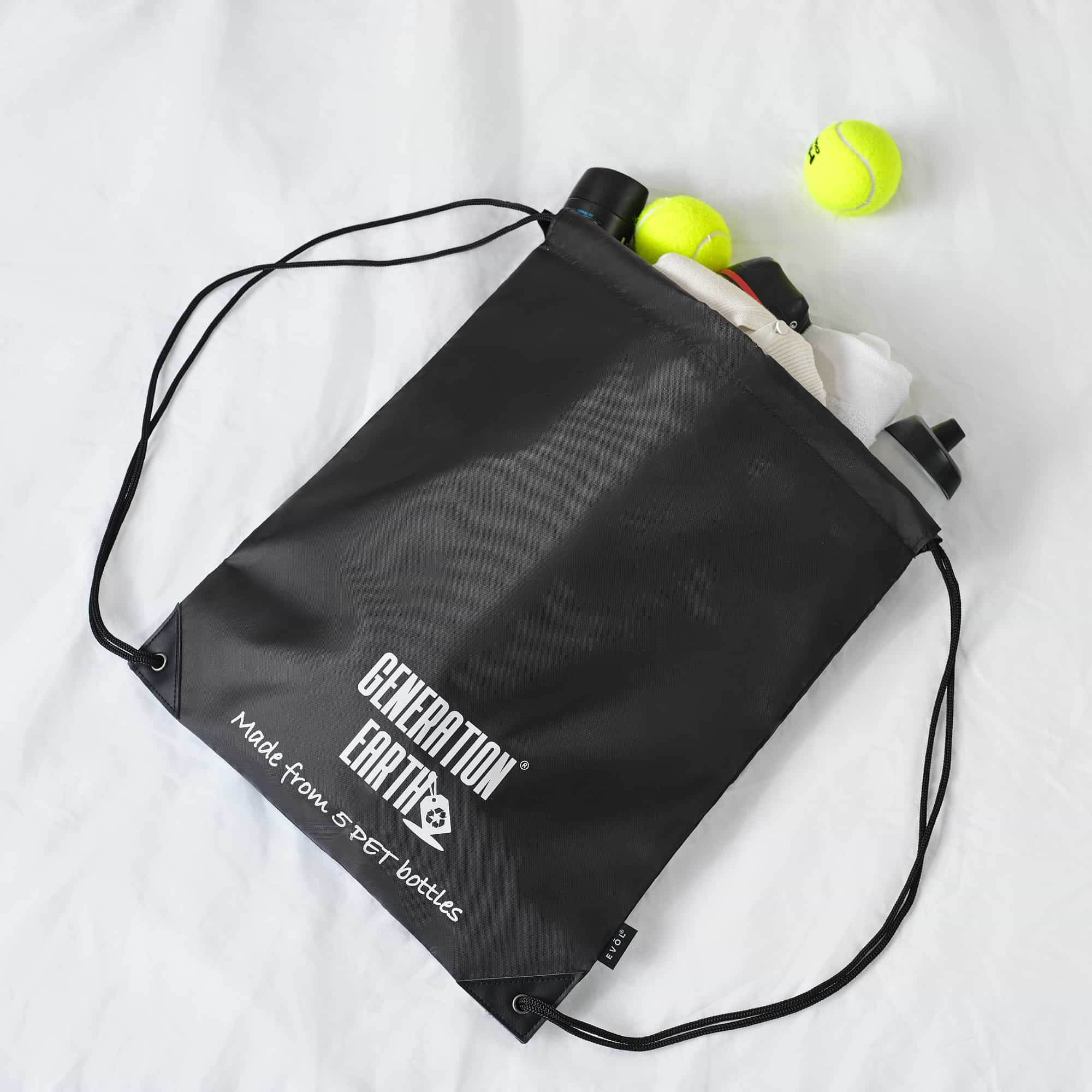 Eco-Friendly Drawstring Gym Bag / Sports Sack (From Recycled
